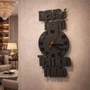 Relógio de Parede Diferenciado com Frase Cristã Decorativa